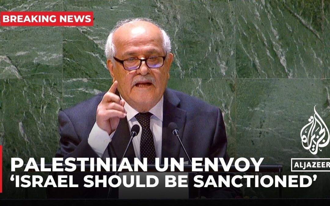 WATCH VIDEO: Palestine UN Ambassador makes impassioned plea for global solidarity with the Palestinian people during UN General Assembly debate on Security Council veto misuse