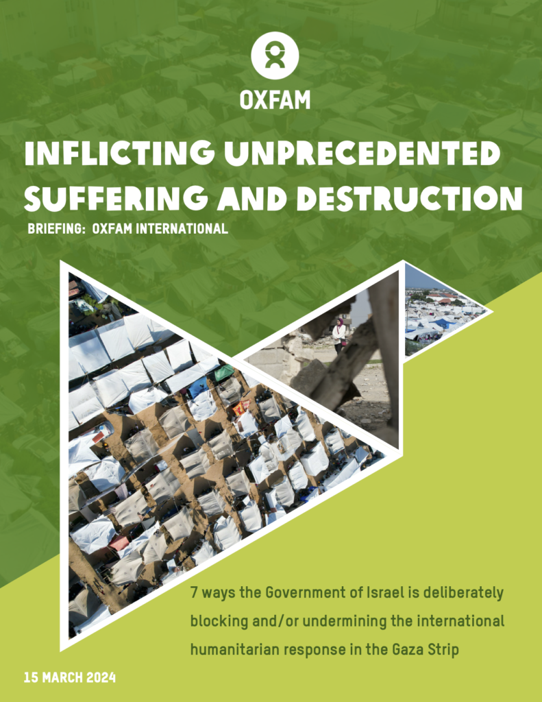 OXFAM report cover image