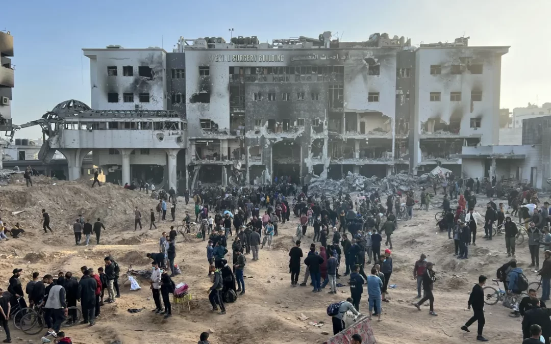 Inside Al-Shifa Hospital after IDF pullout: Total destruction of medical facilities & supplies; zip-tied corpses offer evidence of executions; eyewitnesses say IDF bulldozers buried corpses